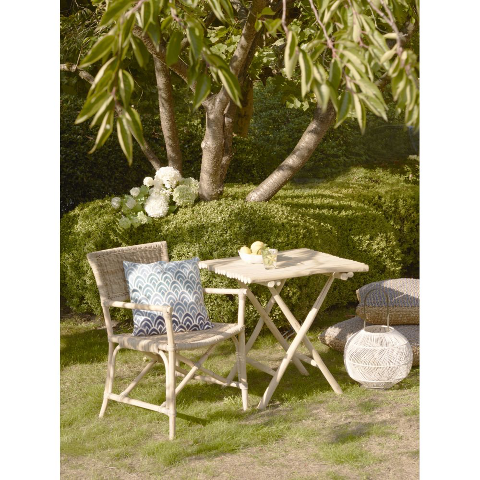 Stuhl Rattan 59x62cm H88cm