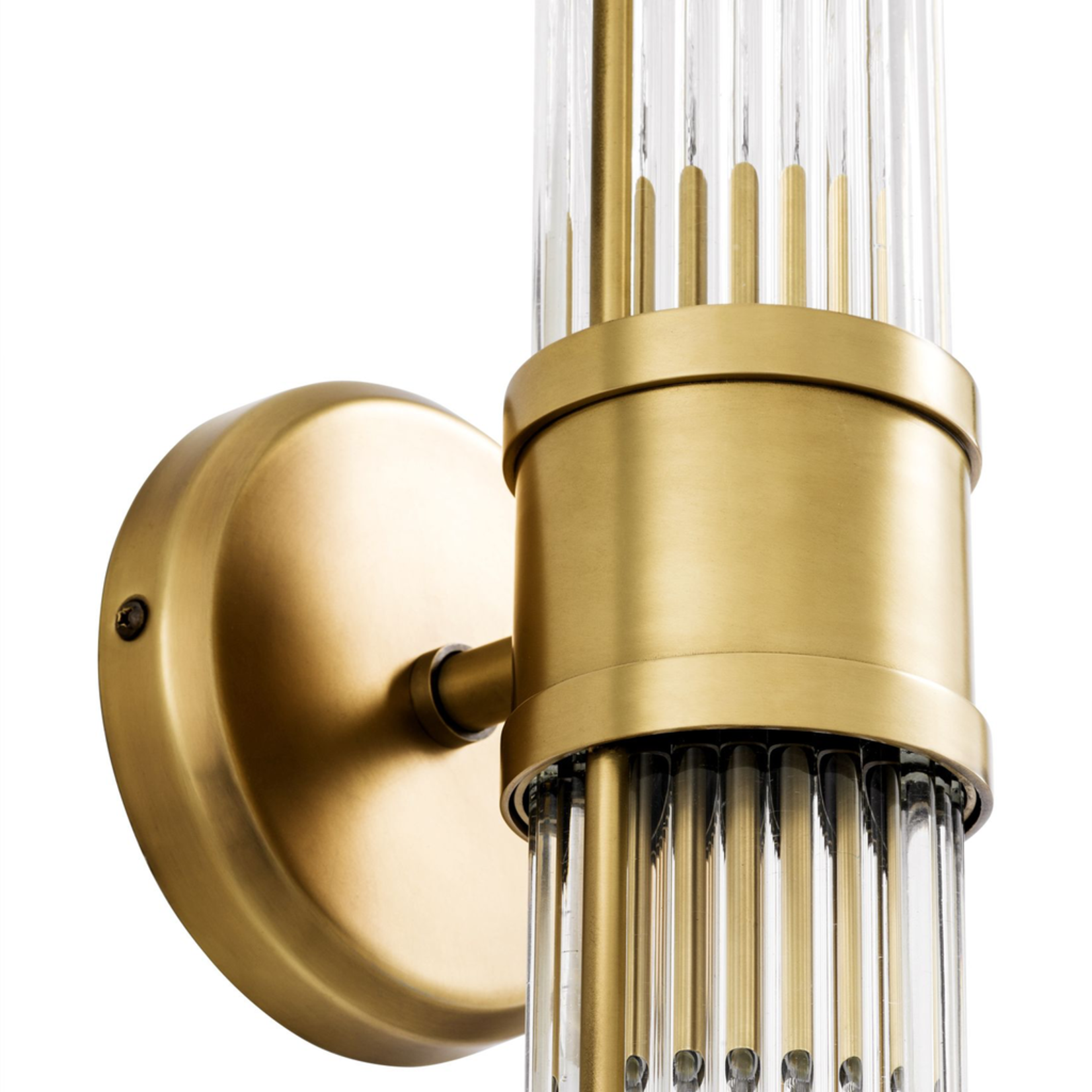 Claridges Double Wandlampe 12x13xH46.5cm brass