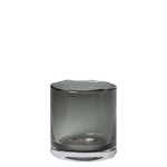 Vase Zylinder D15xH15cm Glas smoke