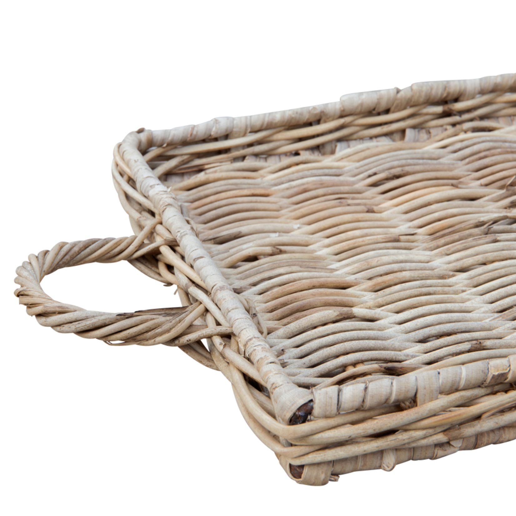 Rattan Tablett 25x25x3cm