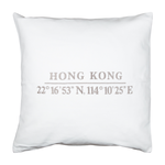 Area Kissen Hong Kong weiss 55x55cm