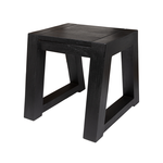 Royal Palm Hocker 45x31/51xH45cm, Teak schwarz