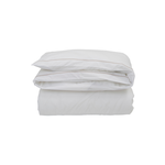 Hotel Percale Baumwollduvetbezug 160x210cm weiss-beige