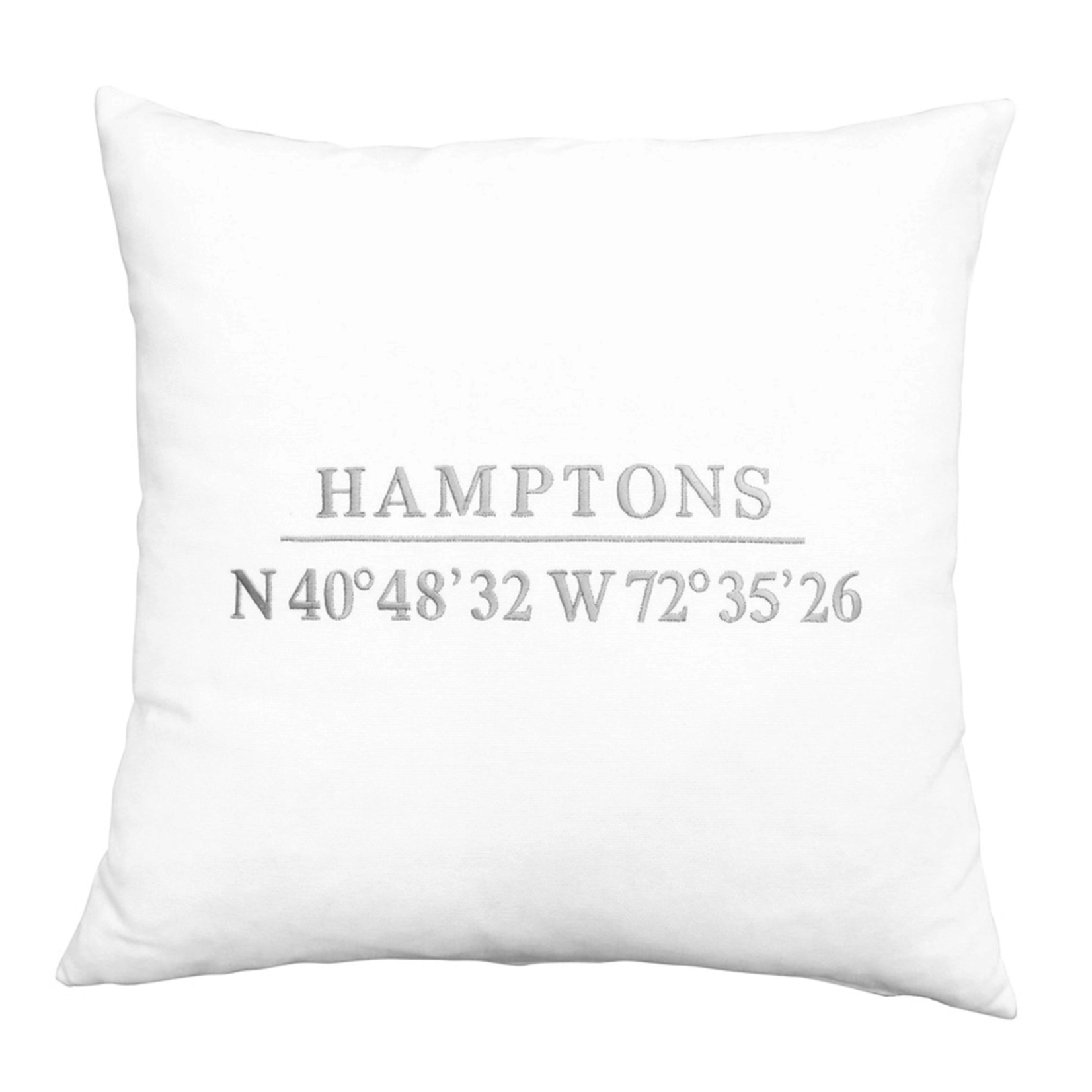 Area Kissen Hamptons weiss 55x55cm