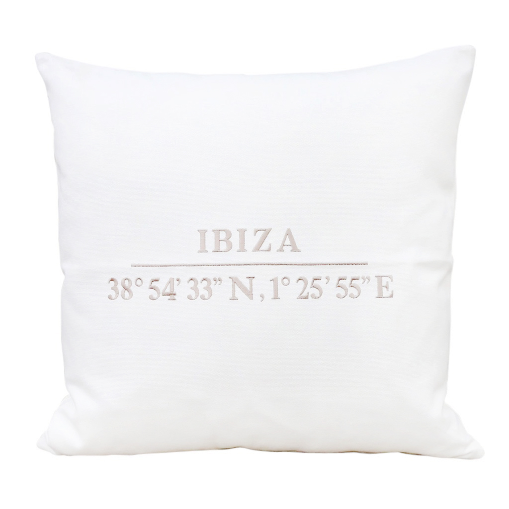 Area Kissen Ibiza weiss 55x55cm, inkl. Kissenfullung