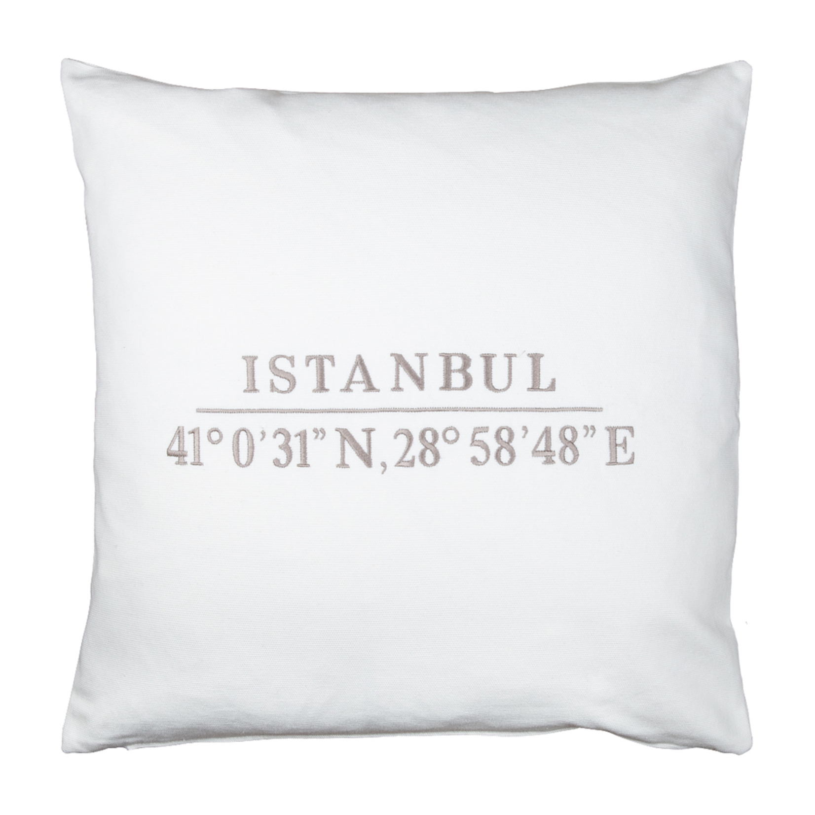 Area Kissen Istanbul weiss 55x55cm