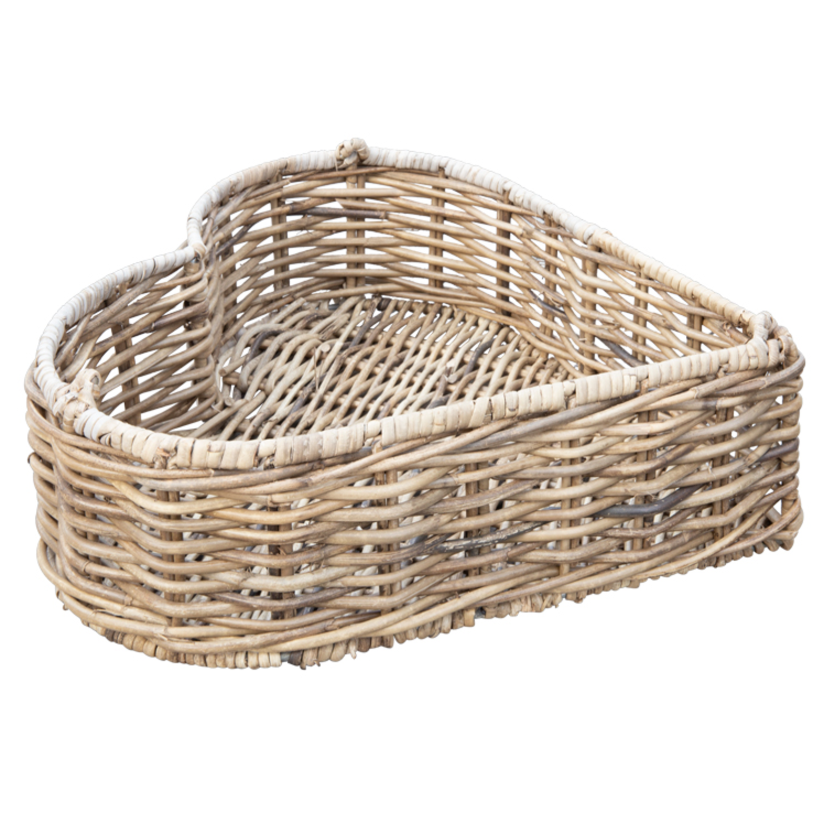 Herz Rattanbox D27x27cm H12cm