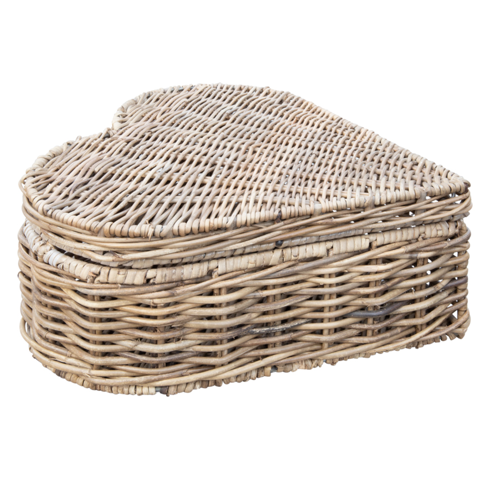 Herz Rattanbox D34x34cm H12cm