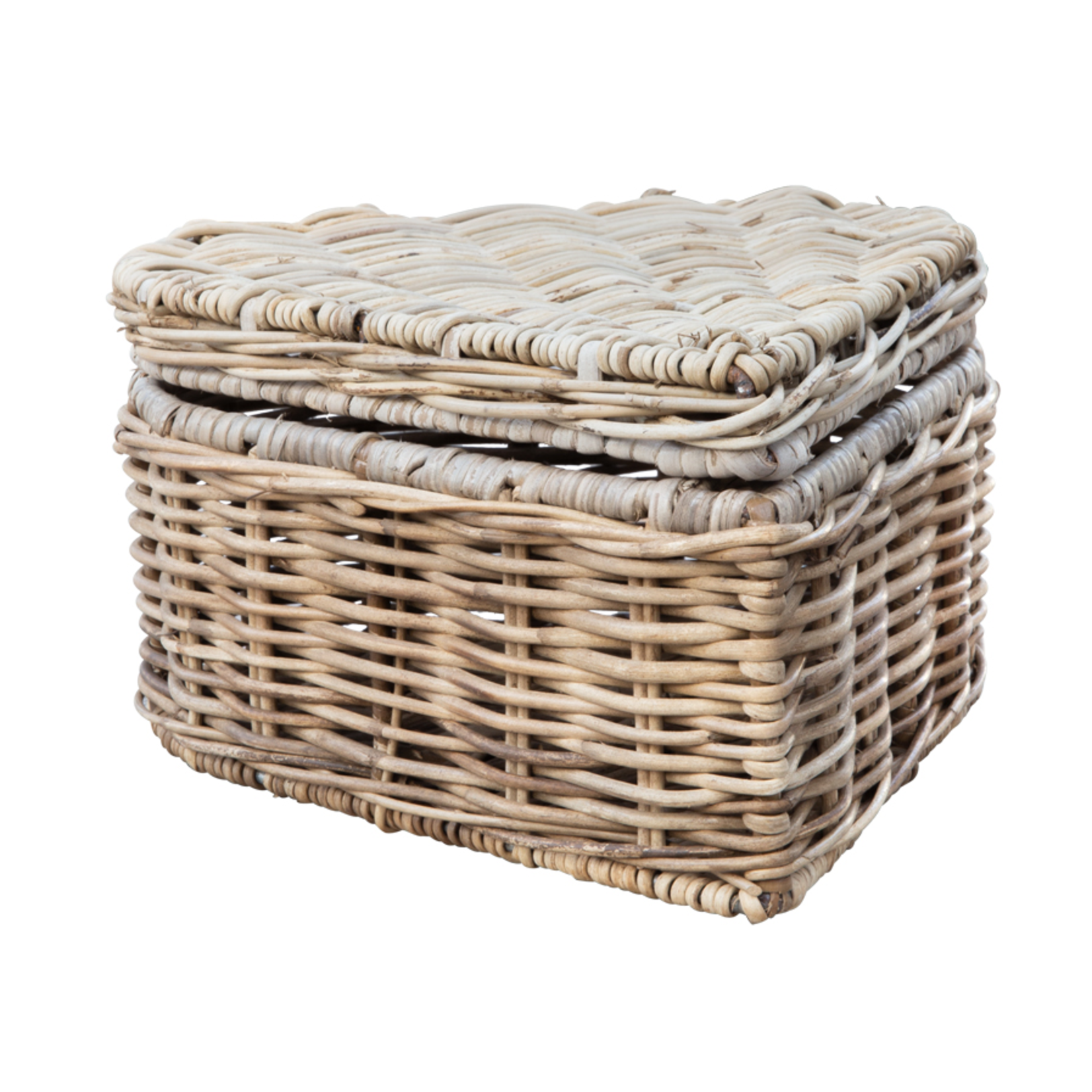 Herz Rattanbox D34x34cm H12cm