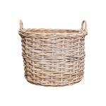 Rattan Korb m. Henkel L, D49x60cm