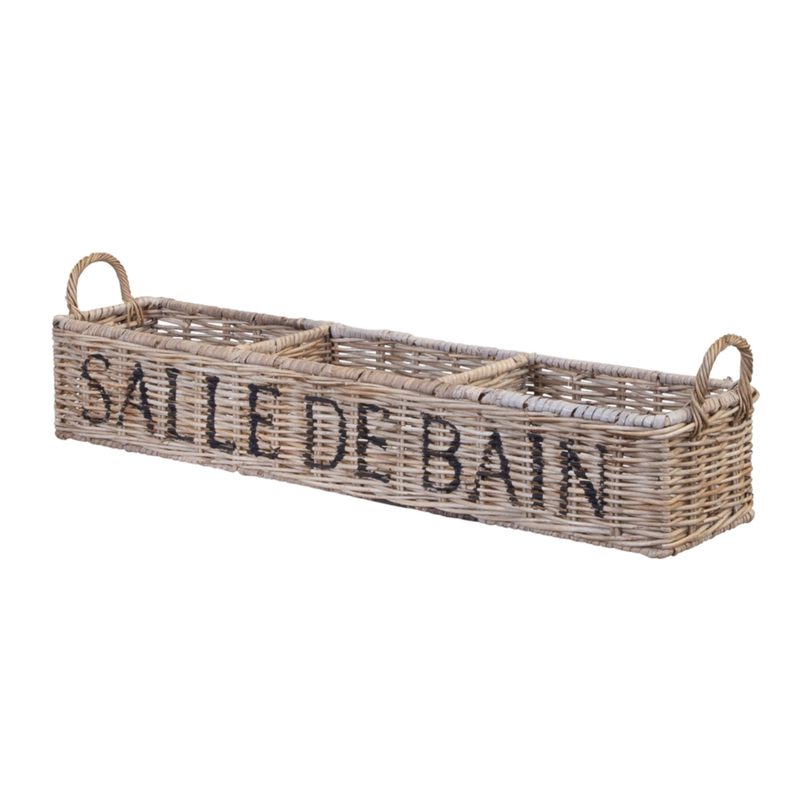 Rattan Korb „Salle de Bain“