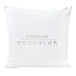 Area Kissen London weiss 55x55cm