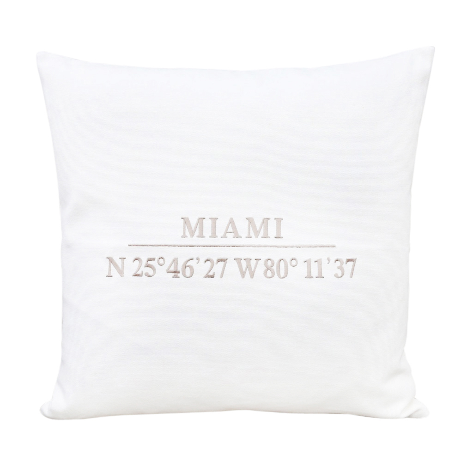 Area Kissen Miami weiss 55x55cm