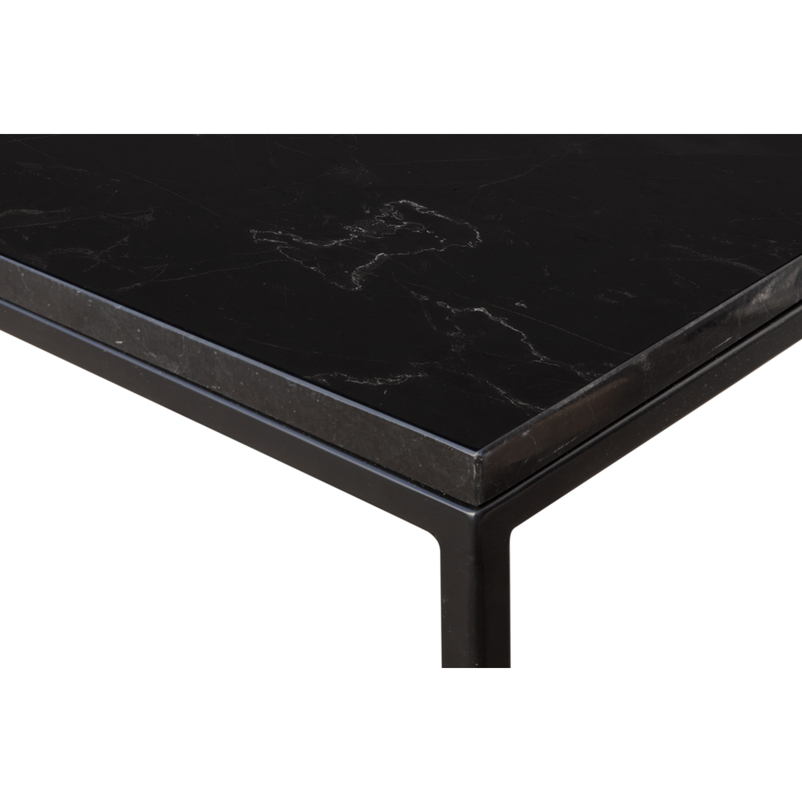 Brandon Sideboard 150x40xH85cm schwarz Marmor