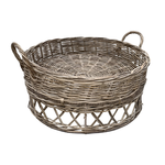 Rattan Früchtekorb D40xH18cm