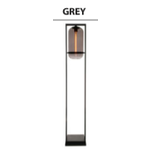 Stehlampe Tube black/grey