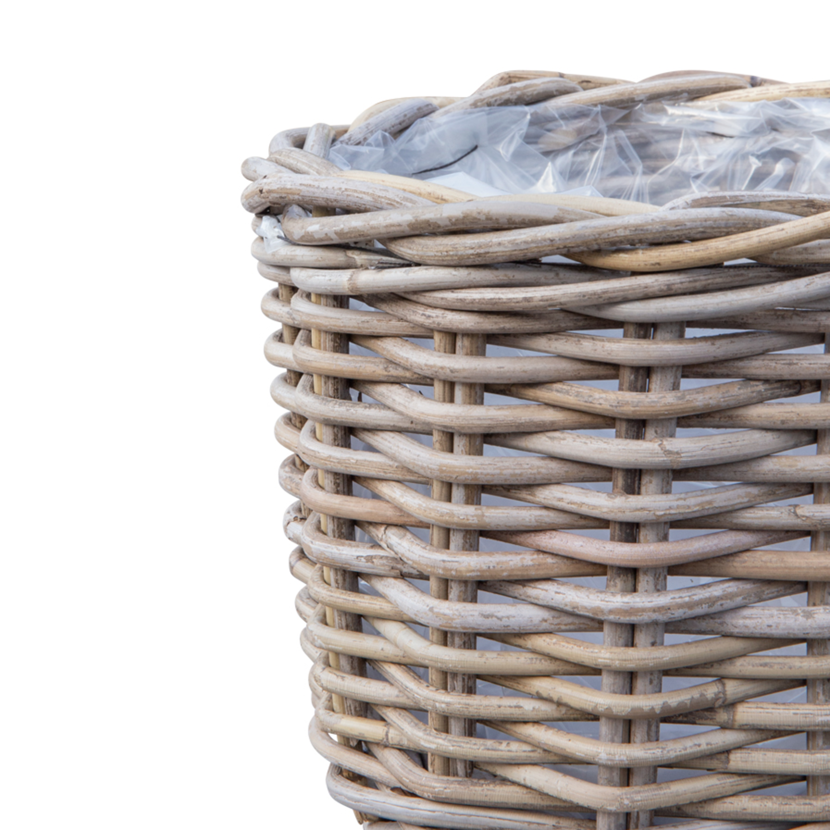 Quinn Rattan Blumentopf M, 26xH25cm