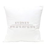 Area Kissen Sydney weiss 55x55cm