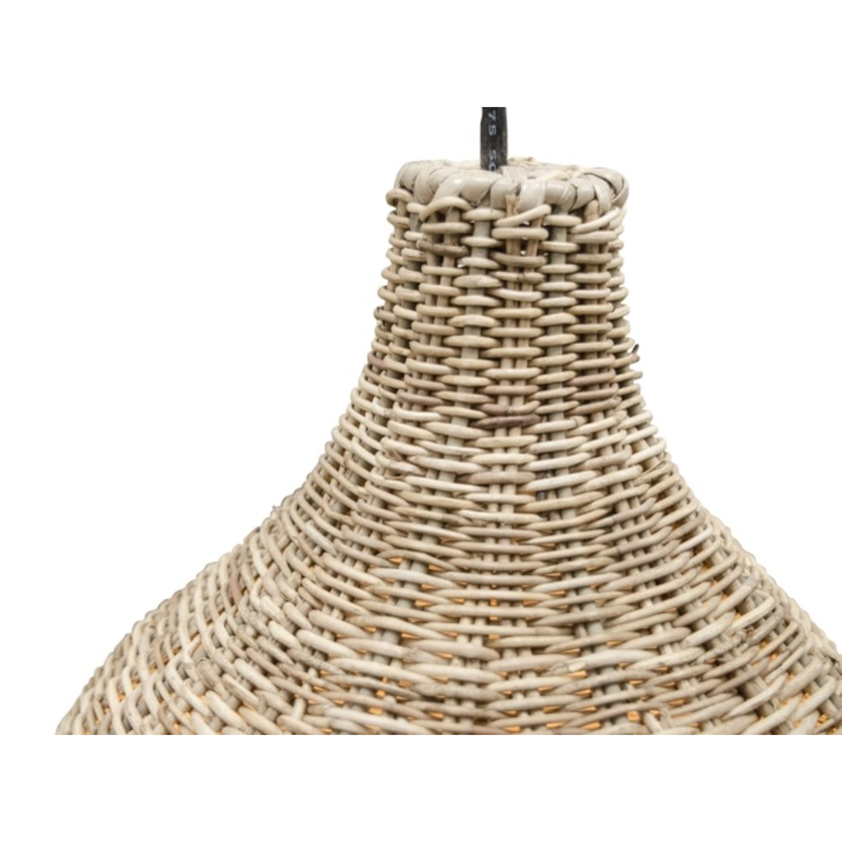 Lampe San Marino M - natur, D46xH70cm, Kabel 170cm, E27 (exkl. Leuchtmittel)