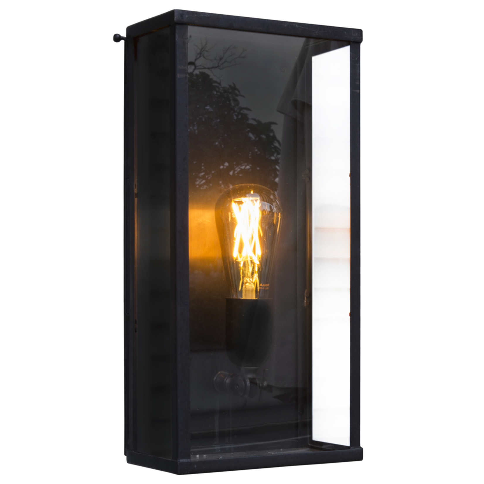 Vitrine Wall Normal 1L Bronze Outdoor 20x10x40h, E27, max 60W