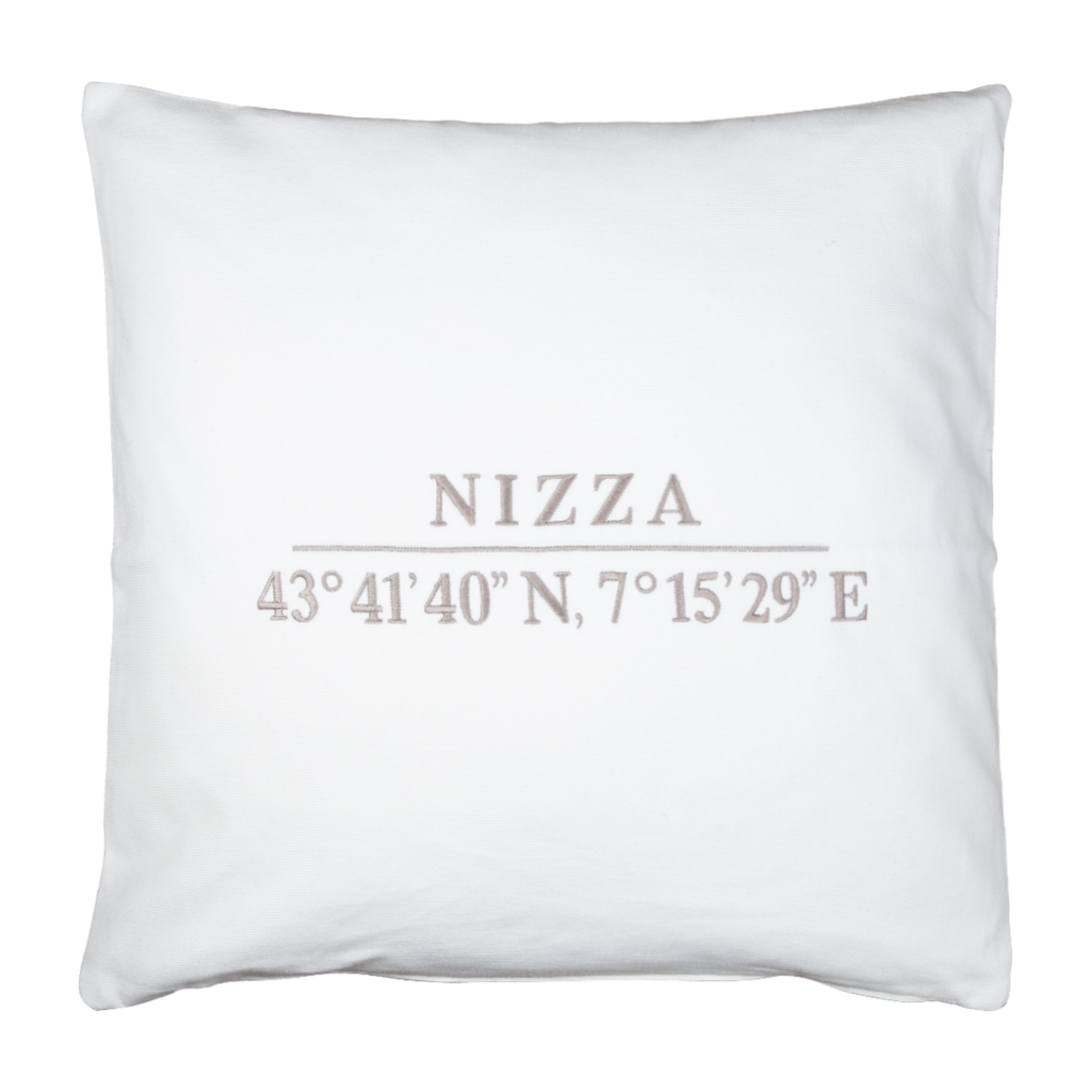 Area Kissen Nizza weiss 55x55cm