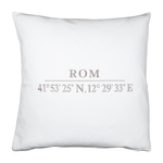 Area Kissen Rom weiss 55x55cm