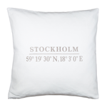 Area Kissen Stockholm weiss 55x55cm
