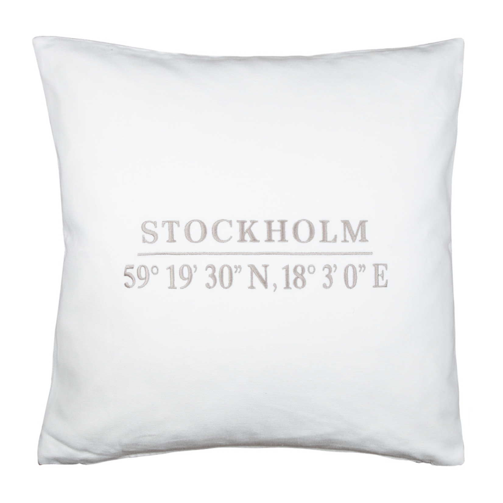 Area Kissen Stockholm weiss 55x55cm