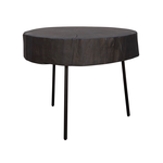 Root Tisch D60xH50cm, Eiche schwarz