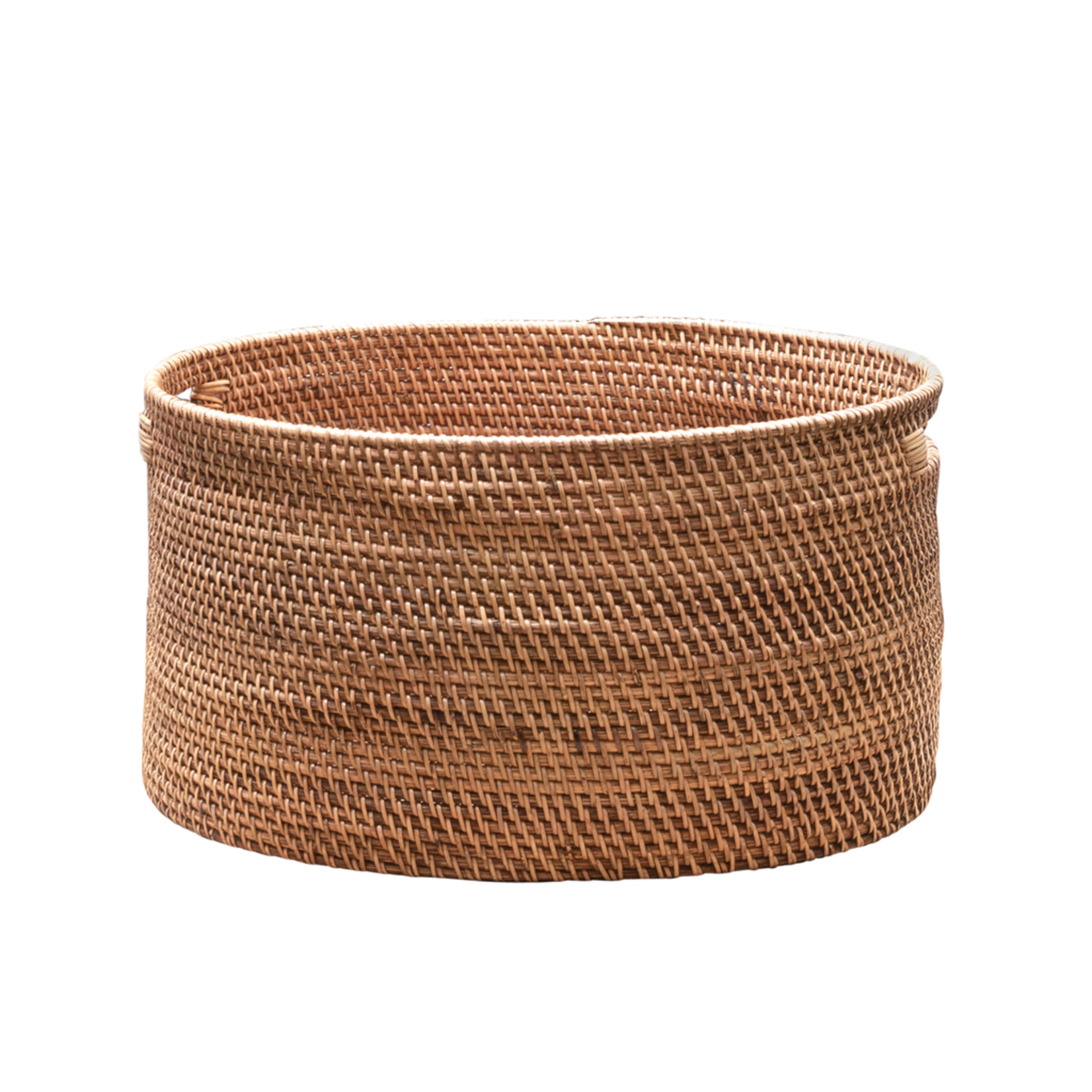 Rattankorb oval braun 43x33xH19cm - M