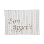Tischset Bon Appetit Rattan weiss 45x33cm