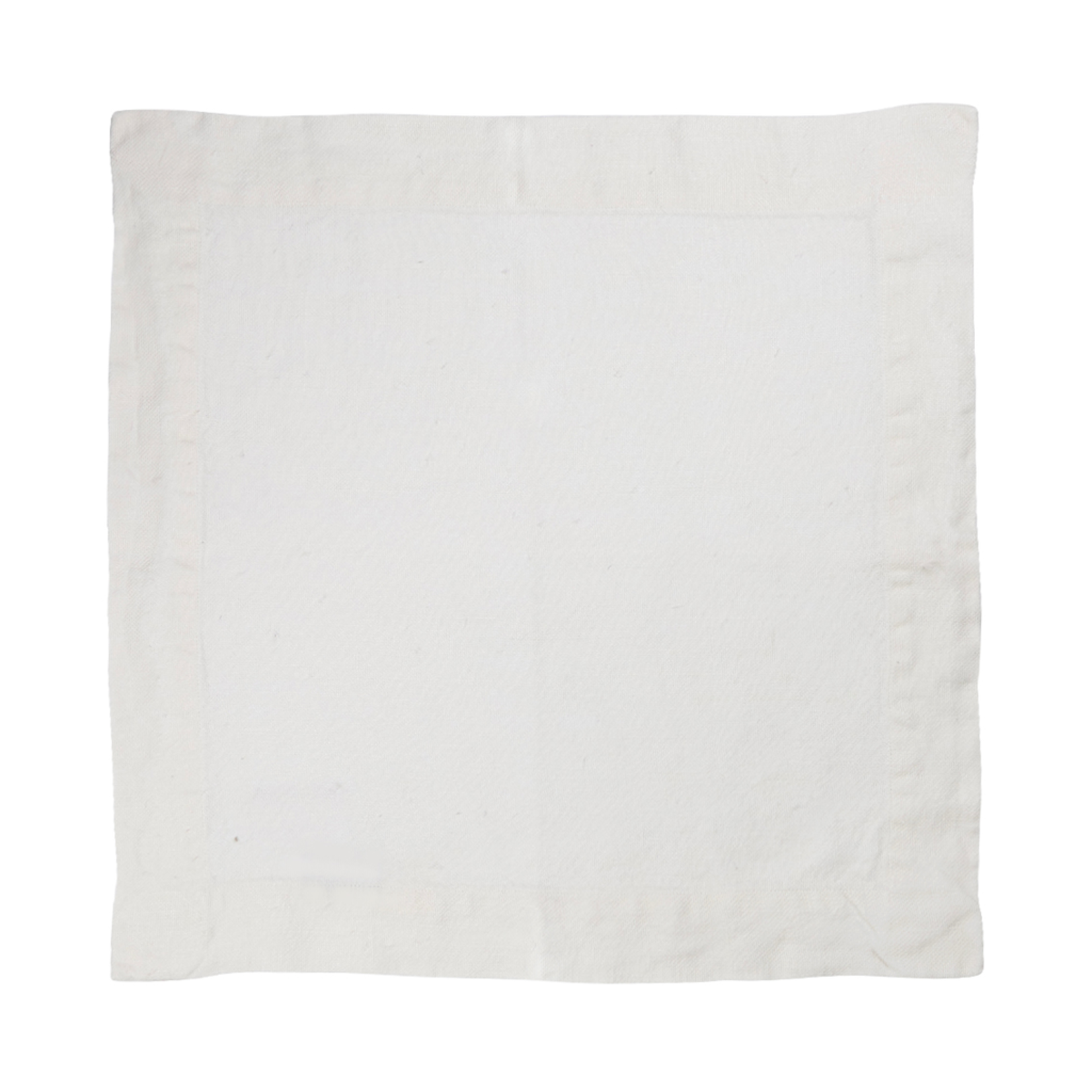 Leinen Serviette 45x45cm Weiss