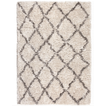 Teppich 130x230cm weiss/grau 100 Polyester