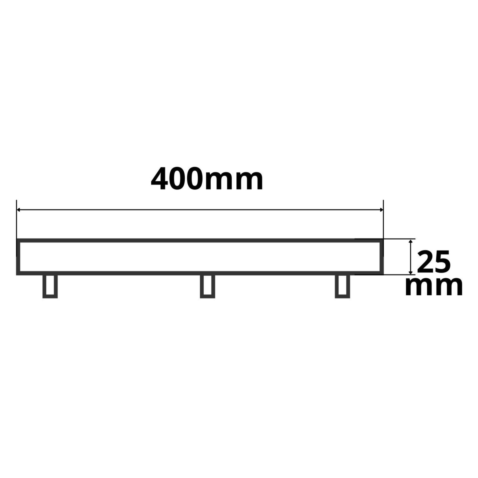 5-er Baldachin schwarz D40cm