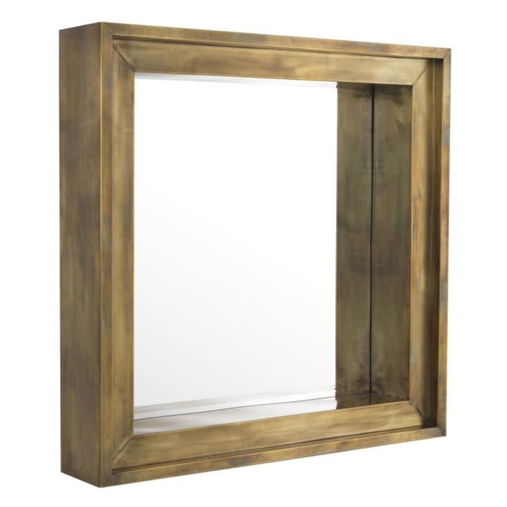 Magenta Spiegel 100x100x20cm brass