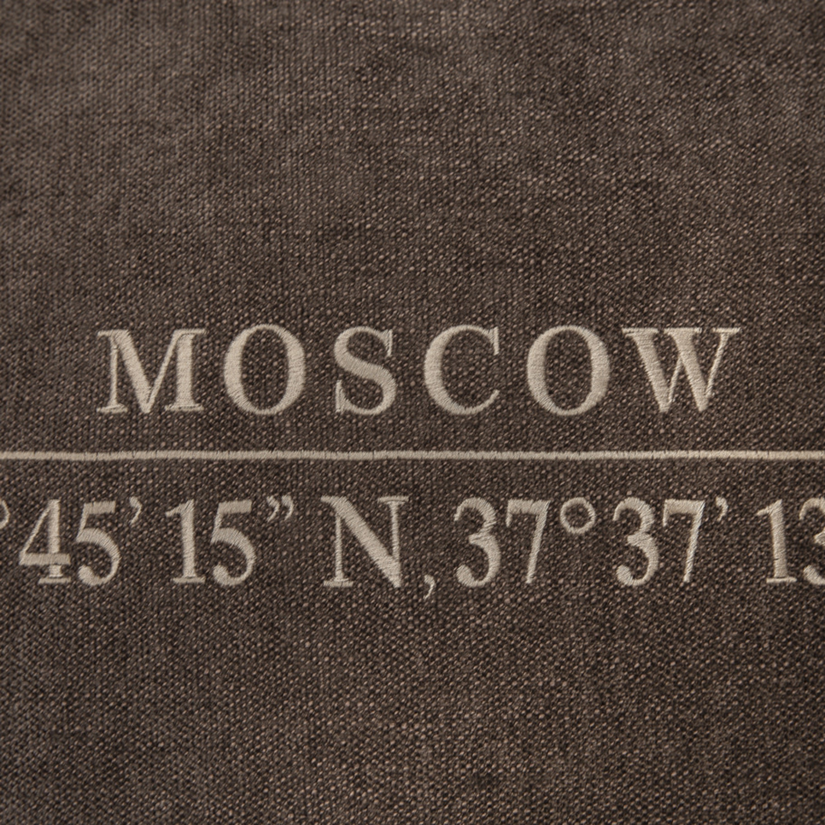 Area Kissen Moscow braun 55x55cm