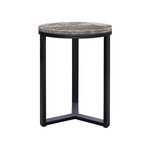 Viola Salontisch D40xH52cm, Emperador braun