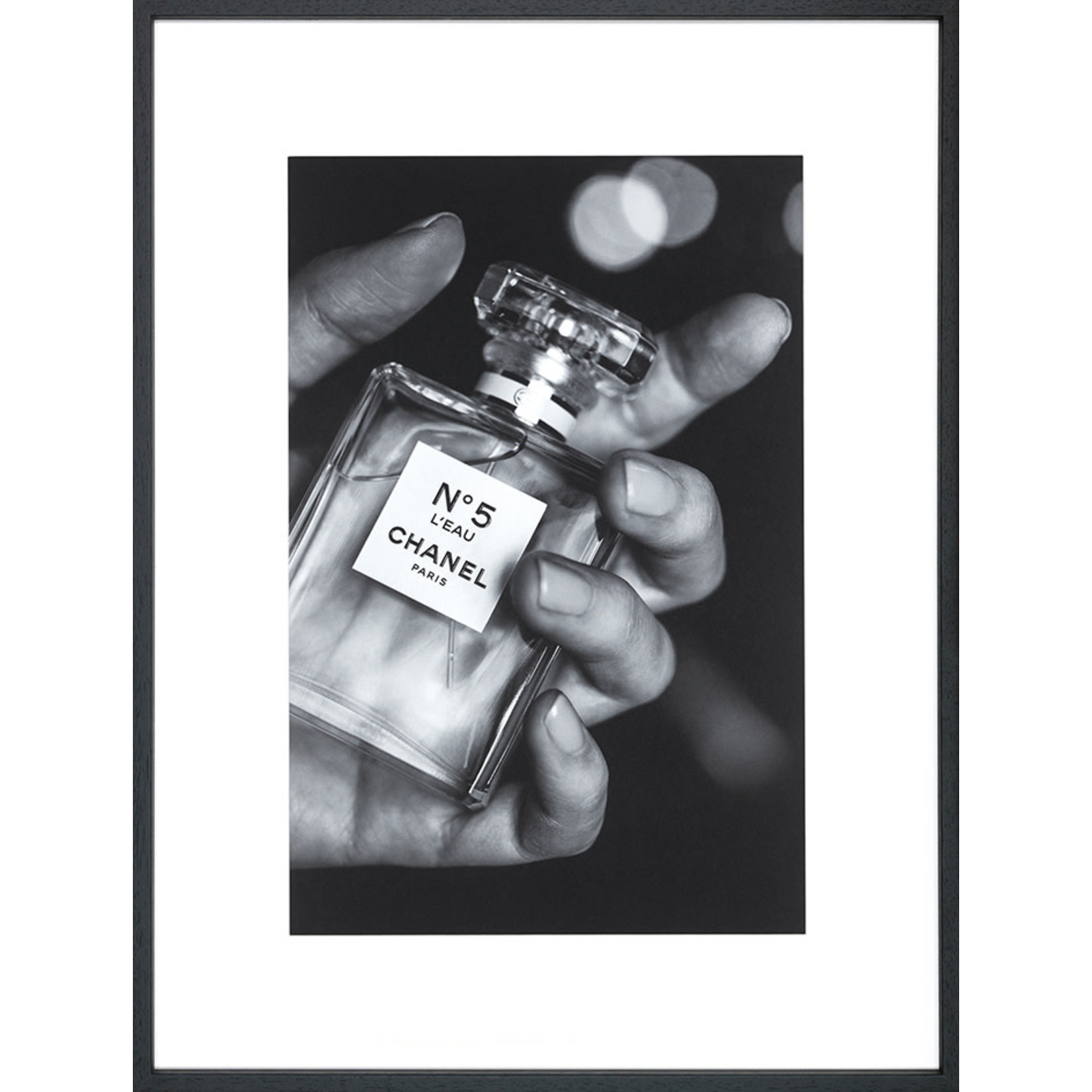 Bild Chanel No. 5 62xH82cm Rahmen schwarz