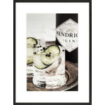 Bild Gin & Tonic 62xH82cm Rahmen schwarz