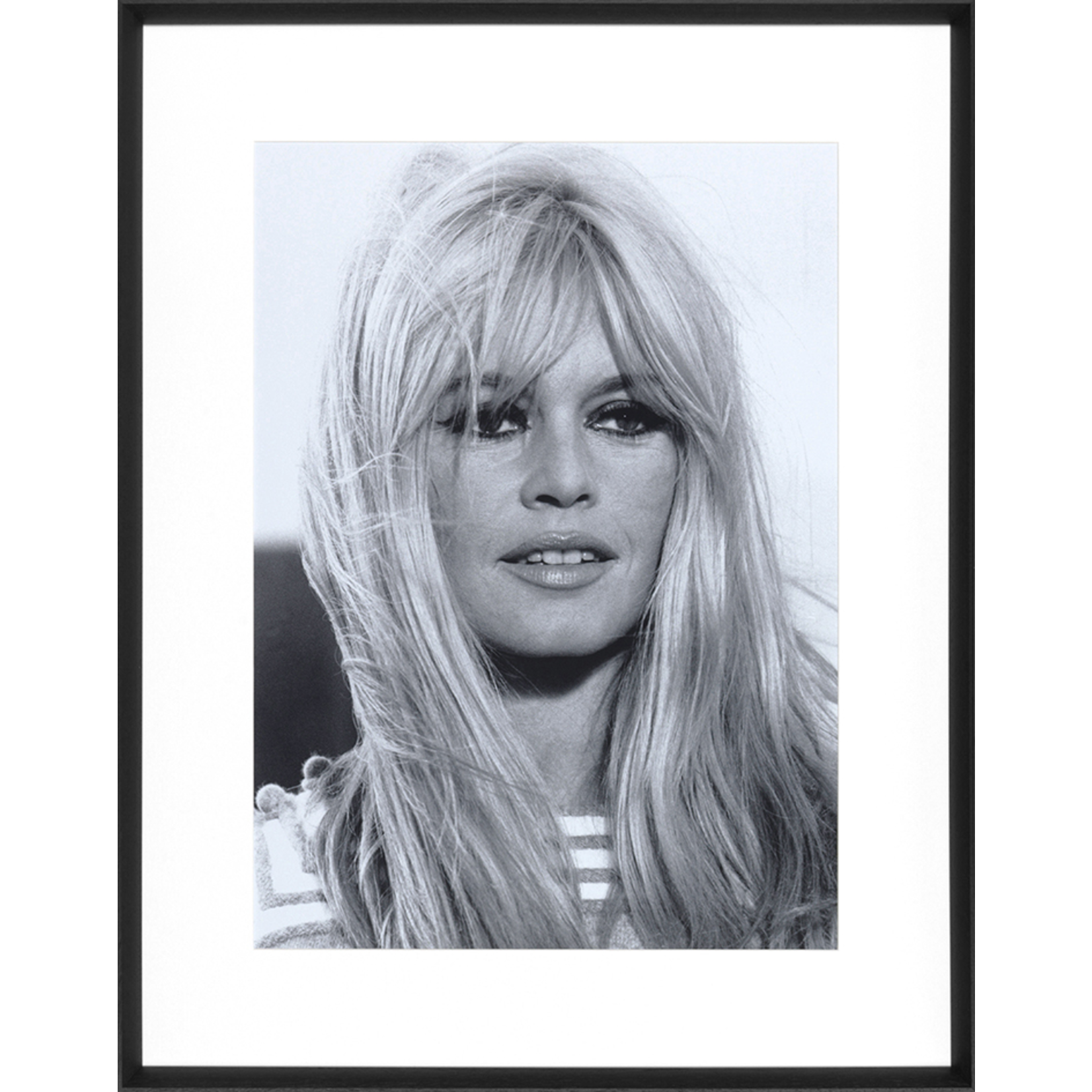 Bild Brigitte Bardot - A Coeur Joie 75xH75cm Rahmen schwarz