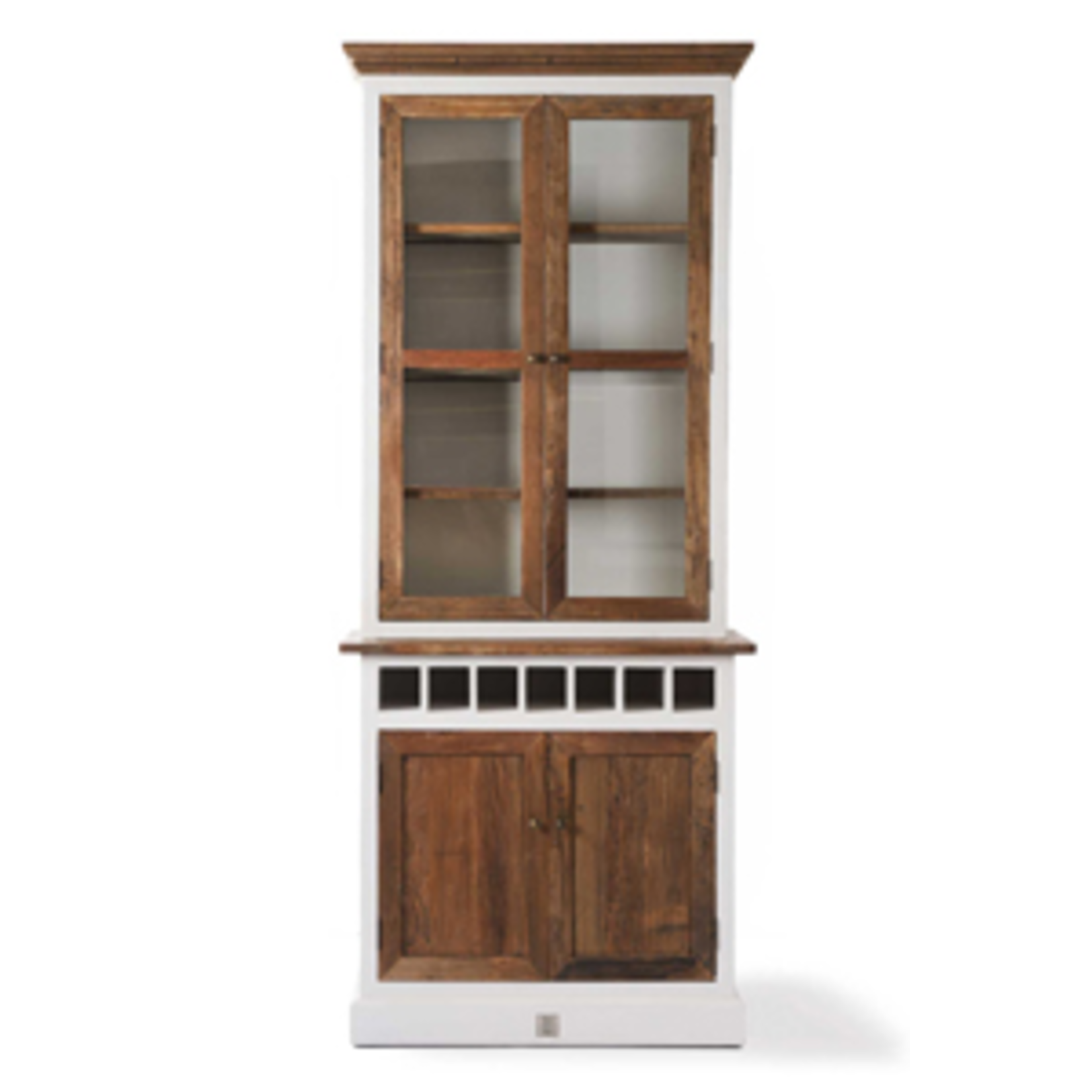 Driftwood Cabinet with winerack Double 200x45x230h