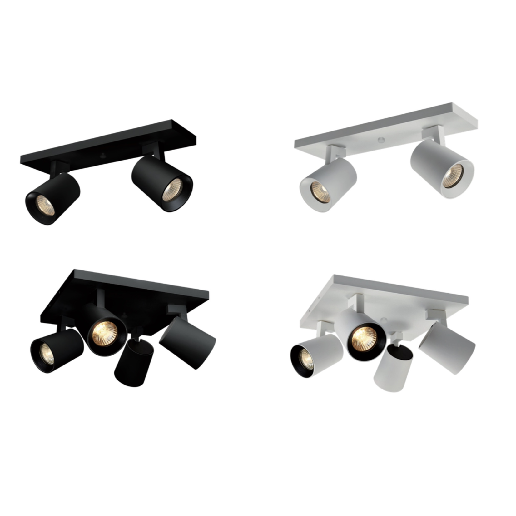 4-er Spot weiss, GU10