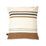 Kissen brown/beige stripe 63x63cm inkl.