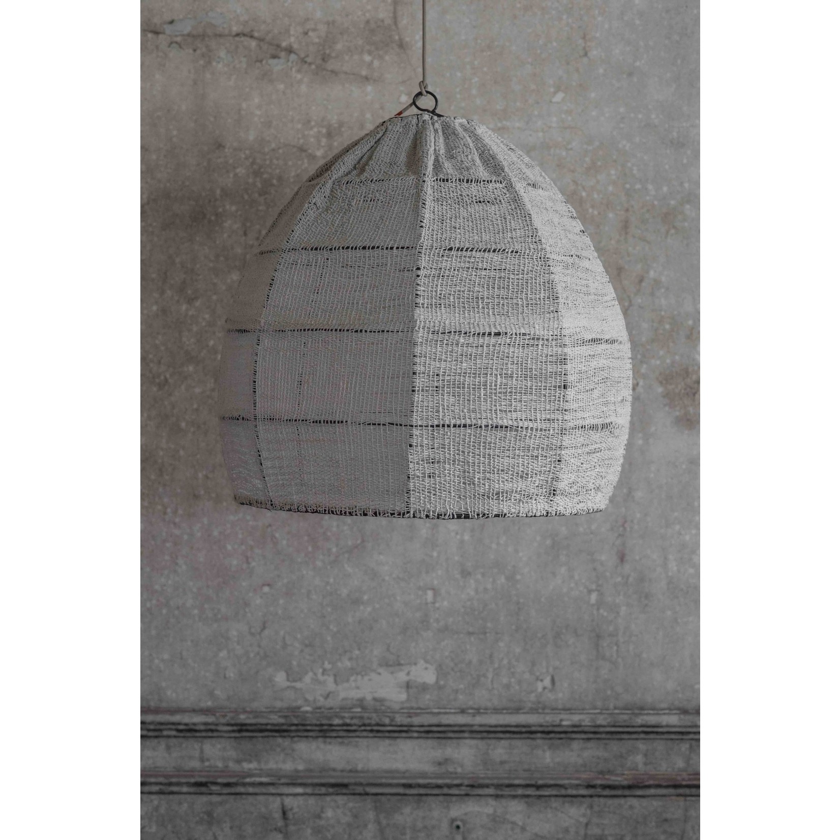 Andalusia Hängelampe XL, Baumwolle handgewoben, 81xH87cm