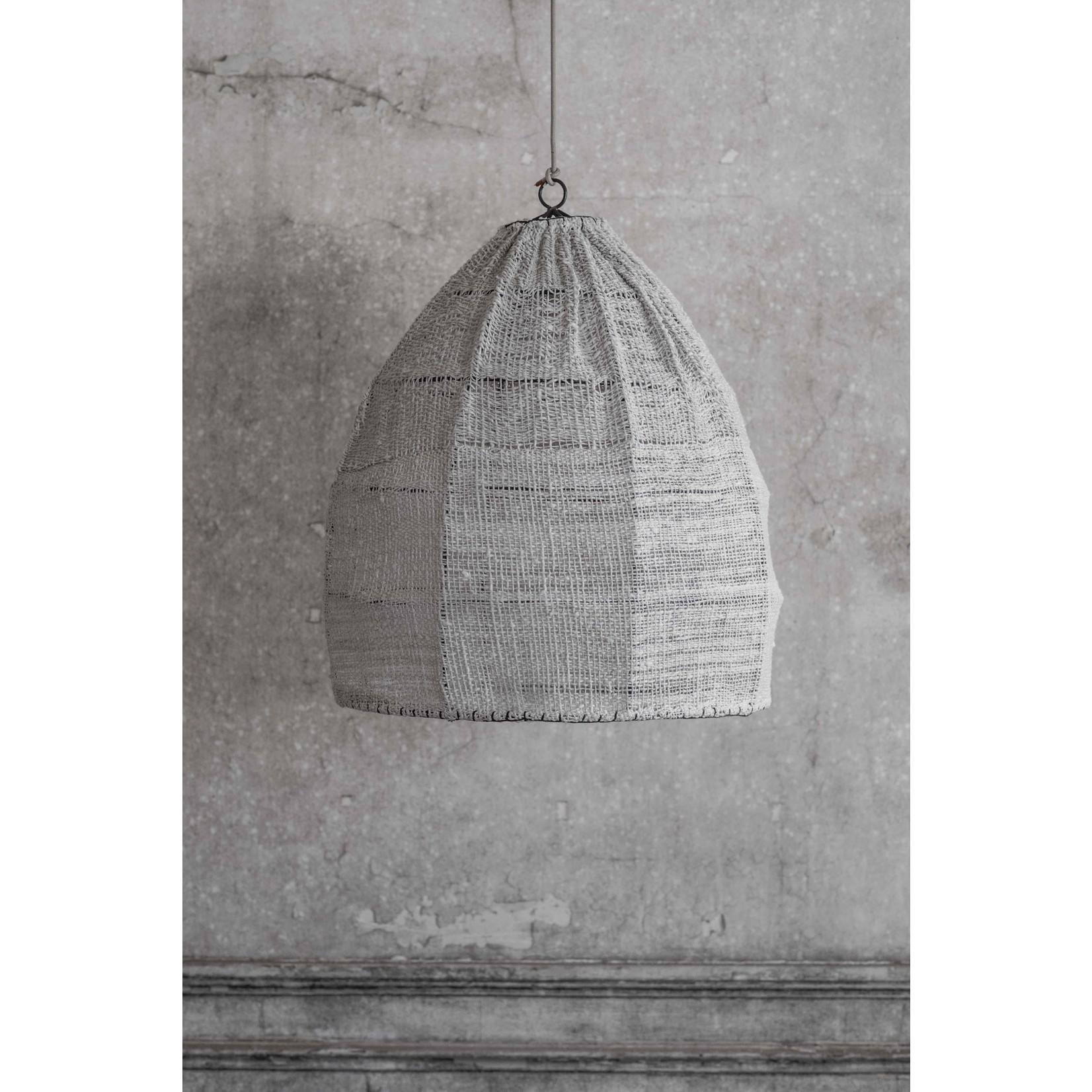 Andalusia Hängelampe L, Baumwolle handgewoben, 63xH79cm