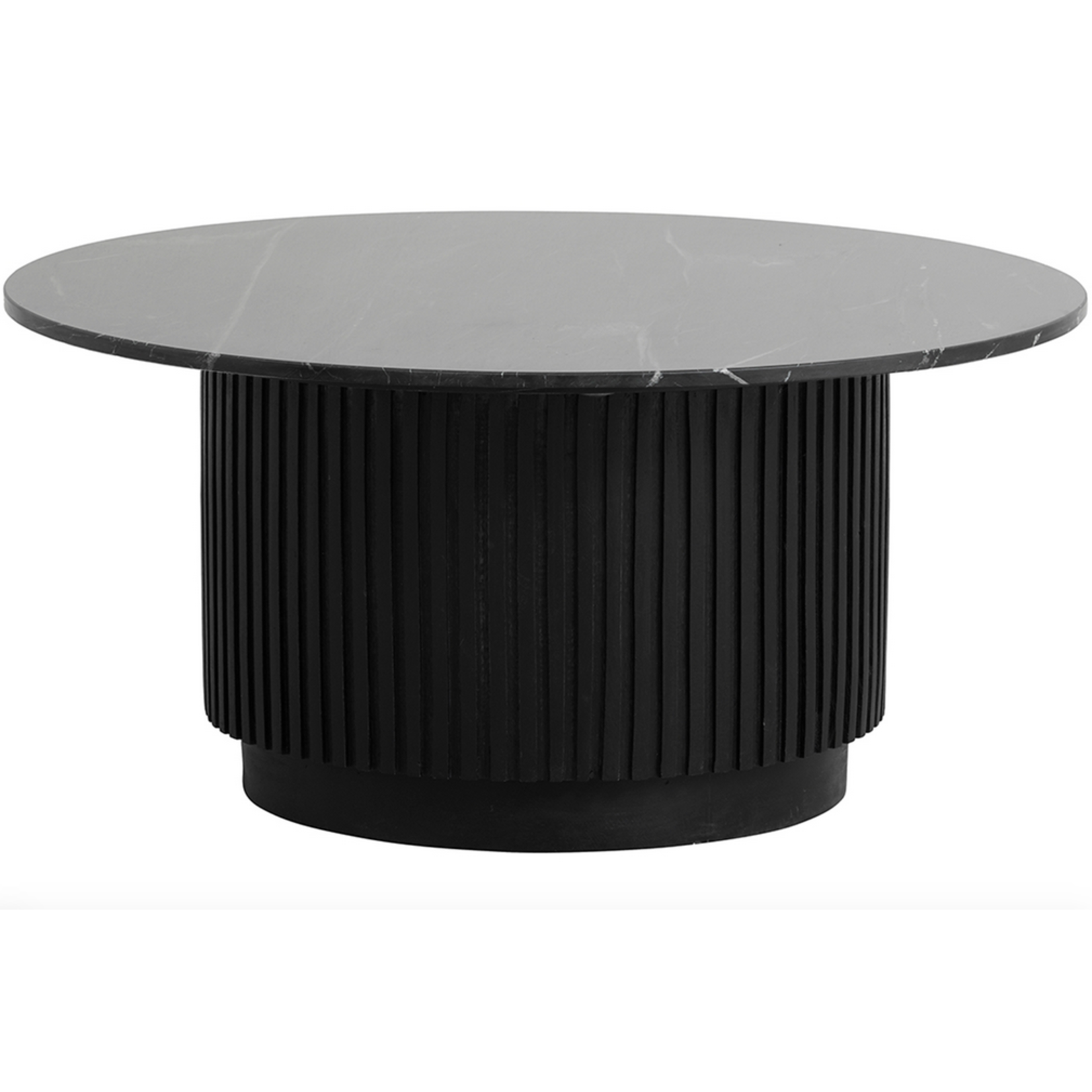 Fremont Salontisch mit schwarzer Marmorplatte D75H41cm