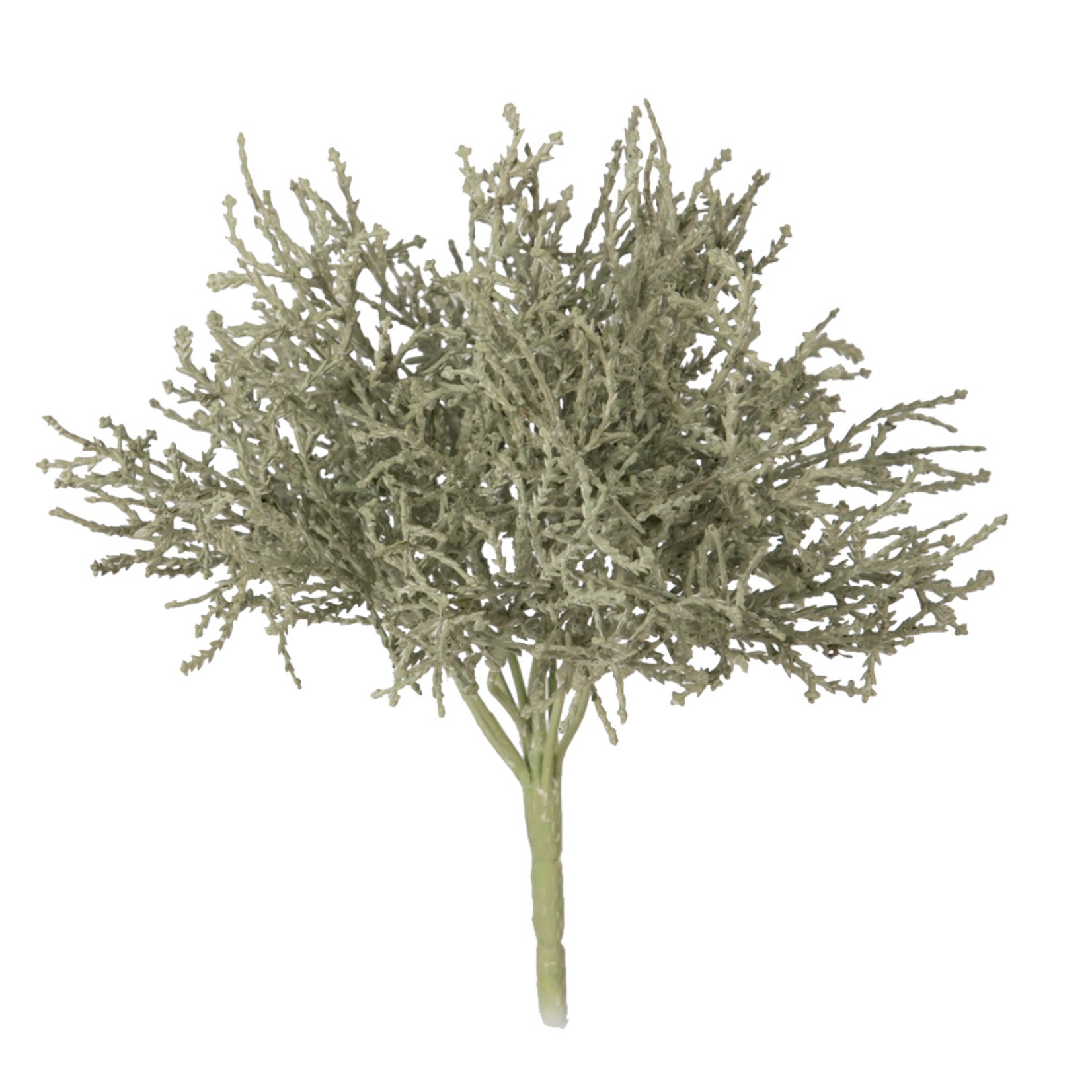 Kunstpflanze Silberdraht Busch ca 31cm