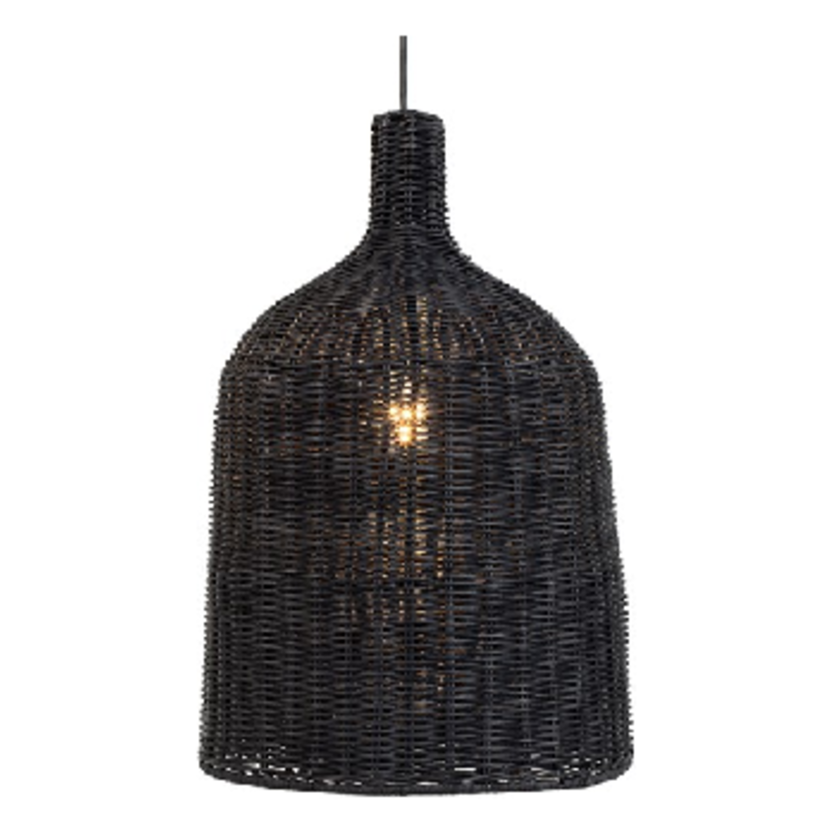 Lampe San Marino M - schwarz, D46xH70cm, Kabel 170cm