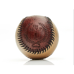 MVP - Retro Brown / Cream Leather Baseball, Black Stitch