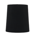 London Lampenschirm oval 25x21xH28cm, Farbe: Schwarz